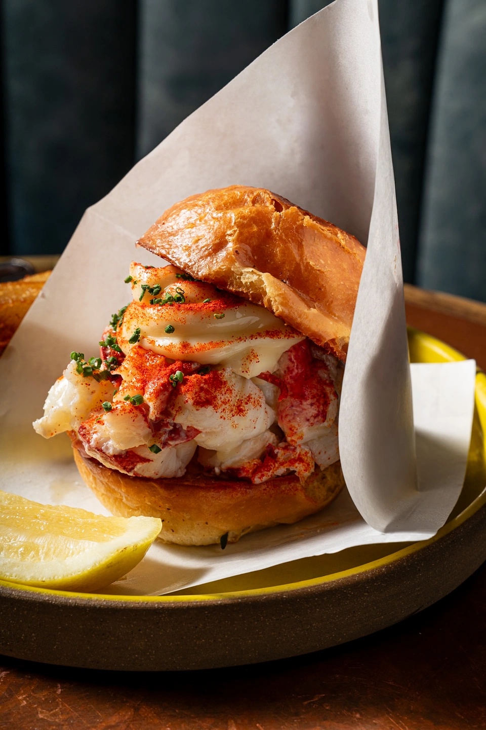 Maine lobster roll at The Optimist Nashville